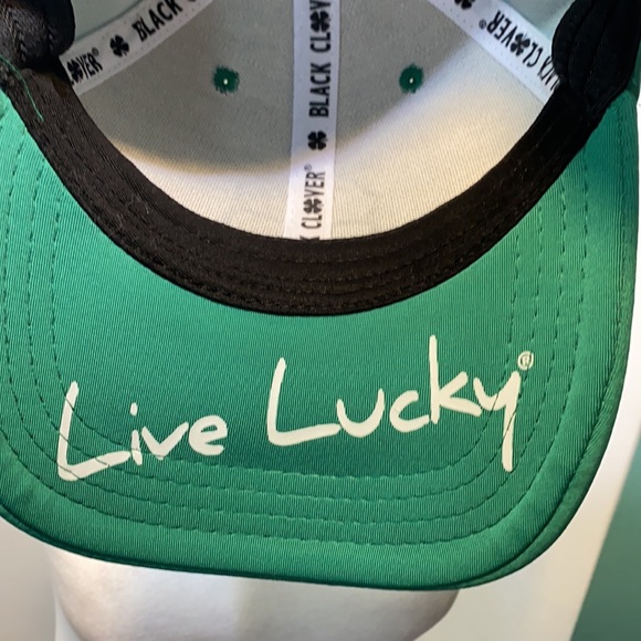 Black Clover Live Lucky Cap.Super Clean.Nice Green with White Clover Size S/M - Picture 5 of 8